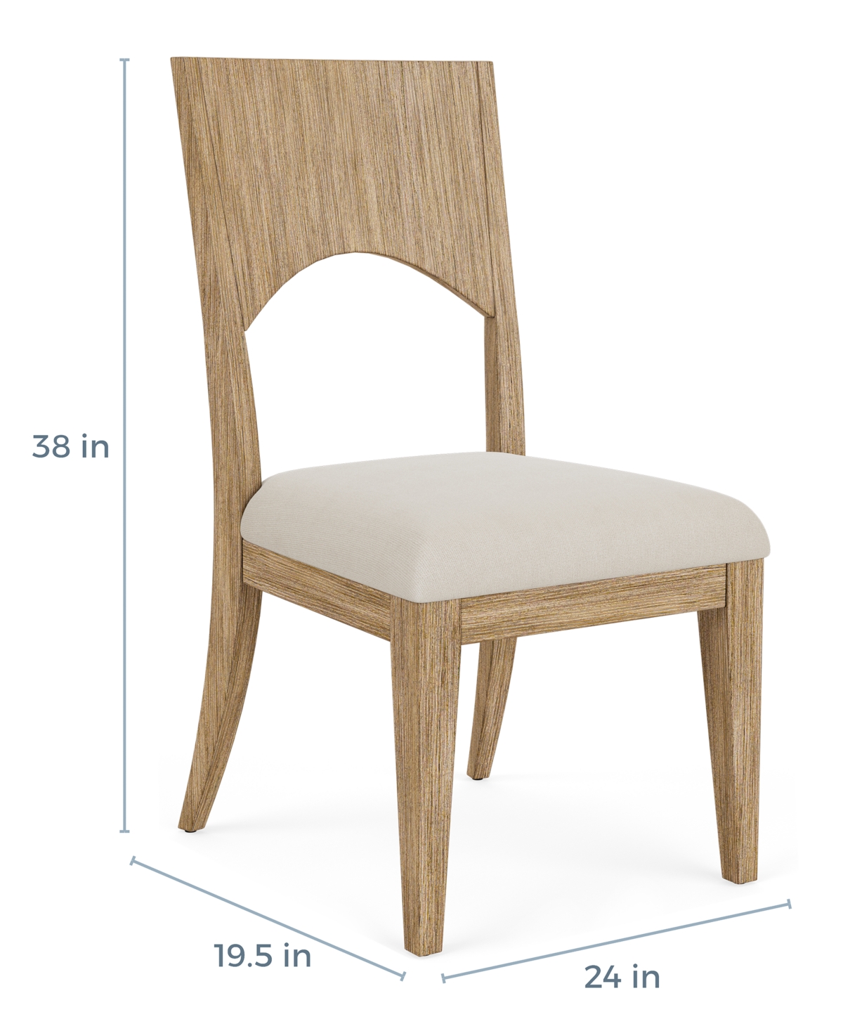Macy's Frandlyn Side Chair In Brown