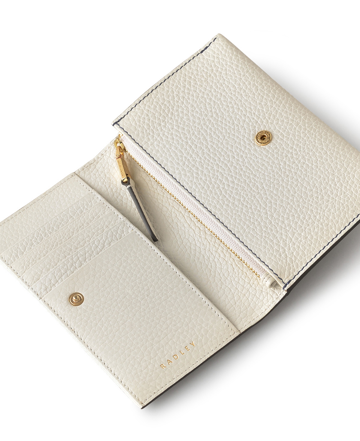 Radley London Cut Out Floral Flap Over Wallet In Gray