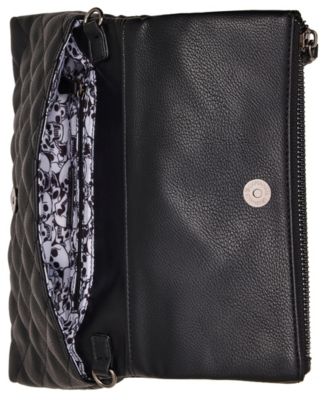 Jaw Dropping Quilt Tunnel Flap Clutch Bag