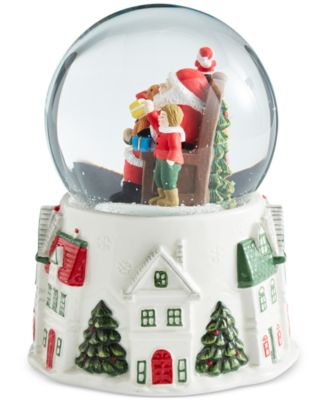 Christmas Tree Christmas Village Snow Globe