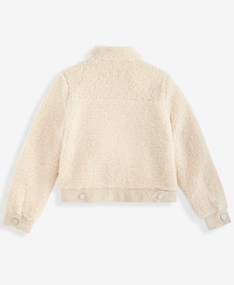 Girls' 4-8 Center-Front Button Jacket