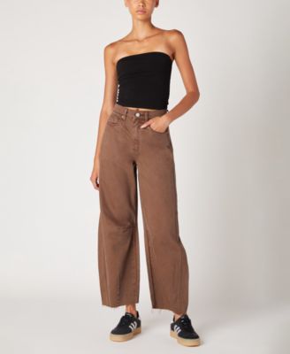 Women's High Rise Barrel Jeans