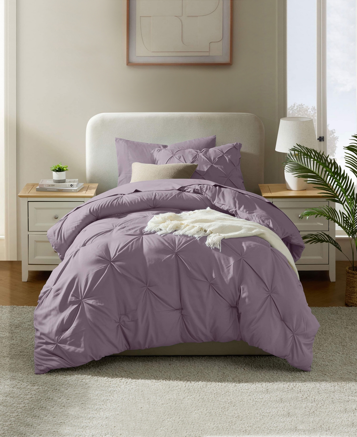 Nestl Luxury Soft Pinch Pleat 5-pc. Comforter Set, Twin Xl