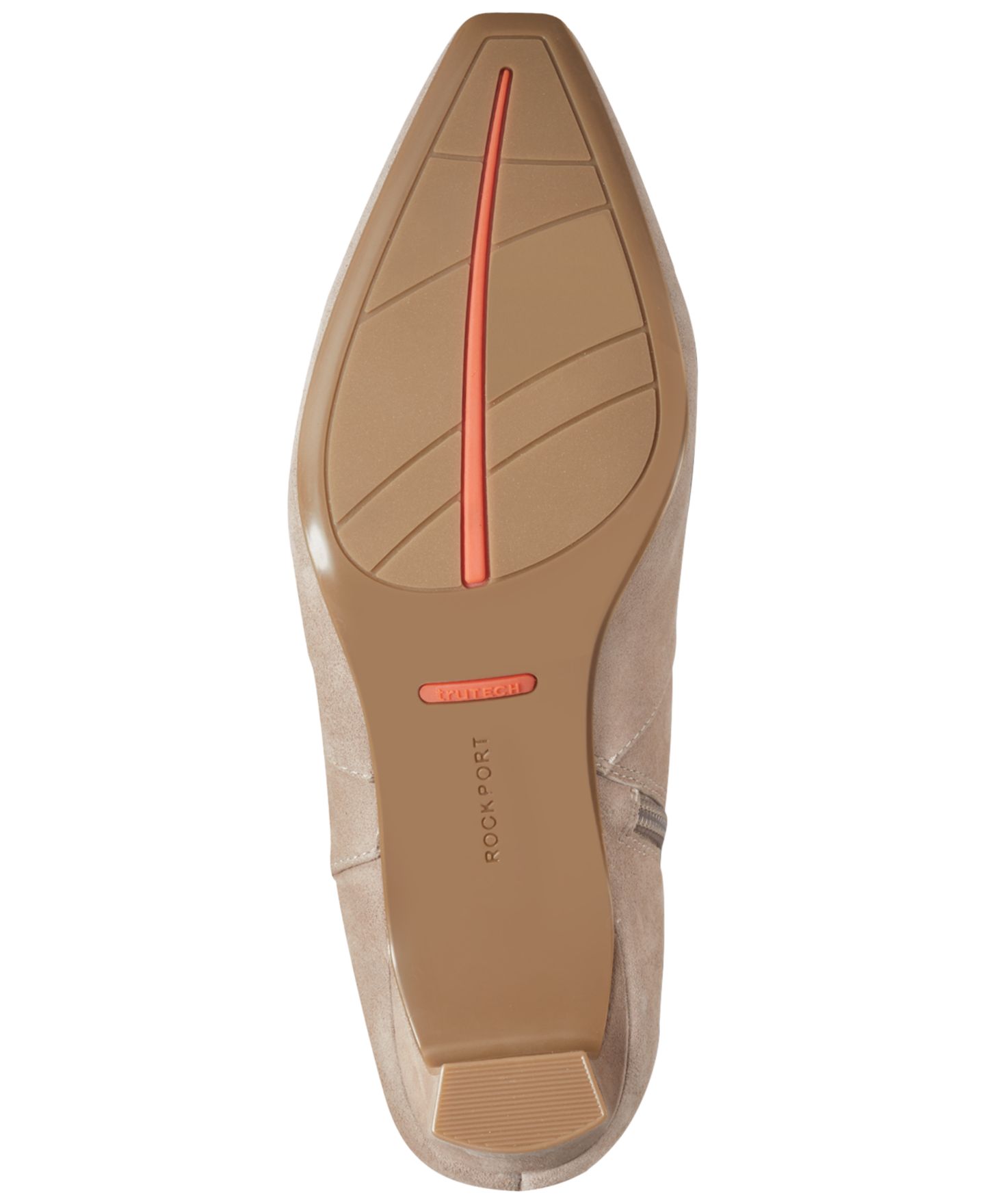 Женские ботинки Rockport Mabel Tall Total Motion Dress Boots, Regular & Wide Calf, цвет: Бежевый замшевый — фото 5