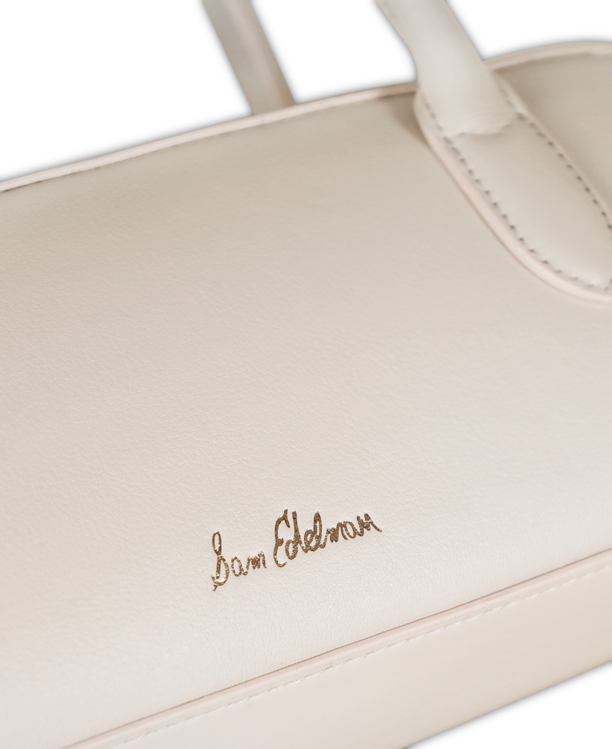 Sam Edelman Women's Nori Medium Bowler Extra-large Satchel Bag In White