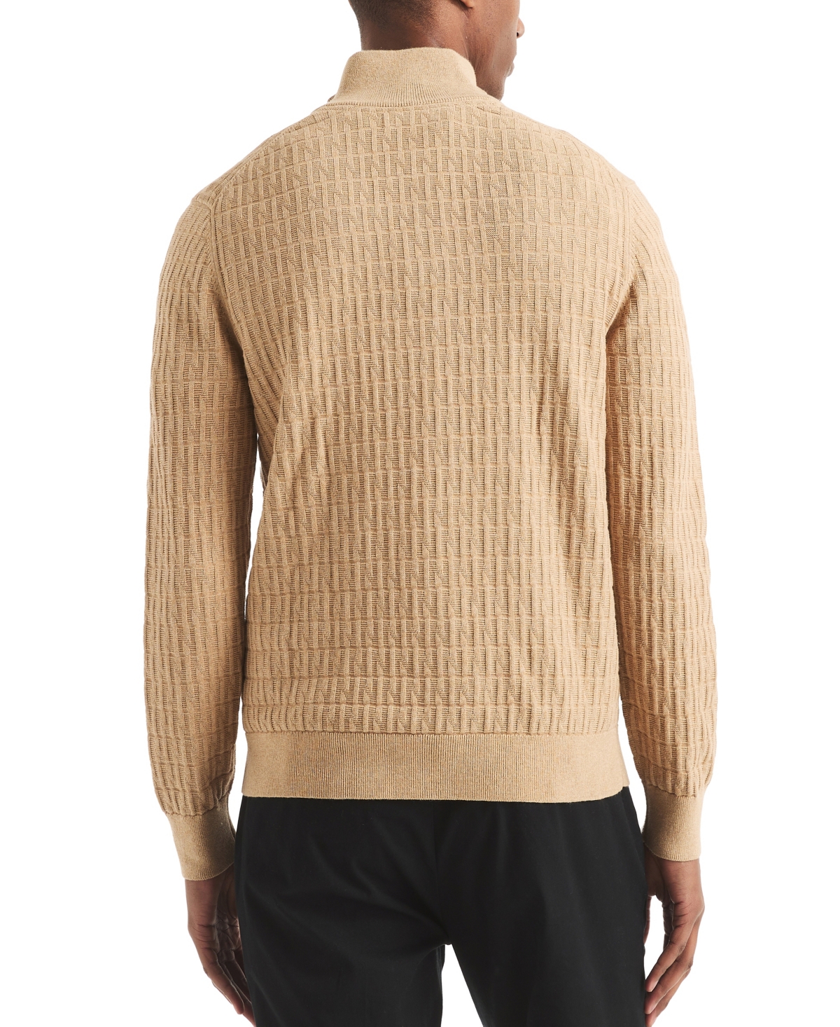 Nautica Men's Classic Fit Quarter Zip Sweater