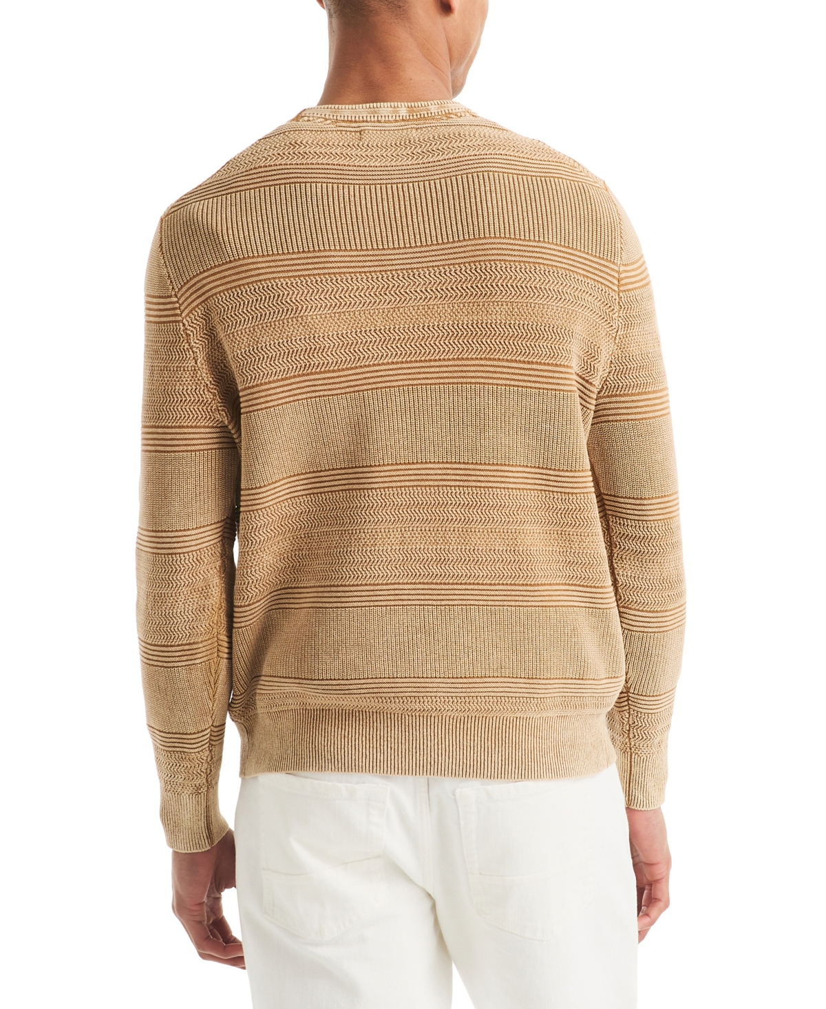 Nautica Mens Stonewashed Crewneck Sweater In Multi