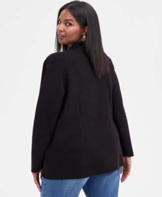 Plus Size Sweater Blazer, Macy's Exclusive 