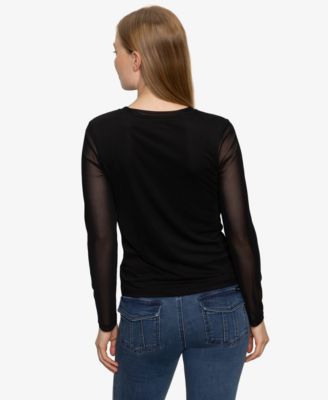 Women's Long Sleeve Perfect Mesh T-Shirt