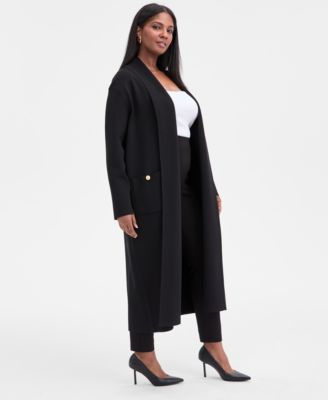 Plus Size Structured Duster Cardigan, Macy's Exclusive 