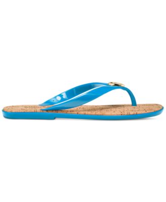 Michael Kors MK Jet Set Jelly Flat Sandals Macy's