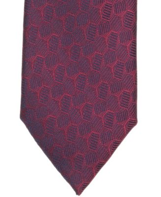 Men's Marigold Geo-Pattern Tie