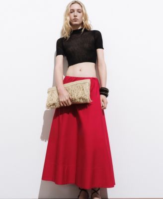 Women's Flared Cotton Skirt
