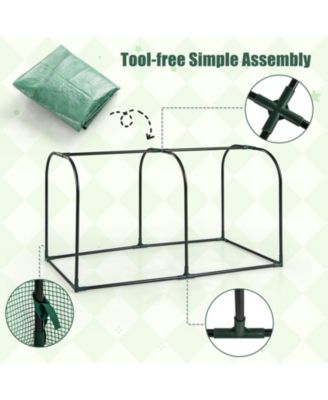 Portable Mini Greenhouse 47" x 22" x 24" Outdoor Indoor Tunnel Greenhouse
