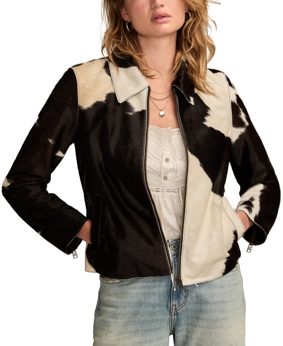 Lucky Brand Women's Collared Jacket