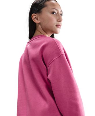 Big Girls Sportswear Club Fleece Oversized Crewneck Sweatshirt