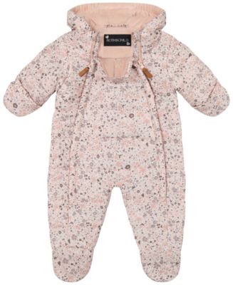 S Rothschild & CO Baby Girls' Double Zip Floral Snowsuit - Macy's