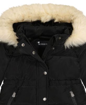 Baby Girls Hooded Parka Jacket