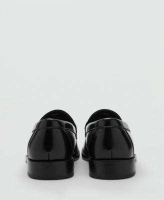 Men's Nappa Leather-Effect Moccasins