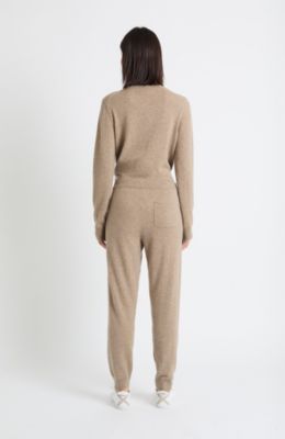 Women's Wool Cashmere Cuffed Joggers