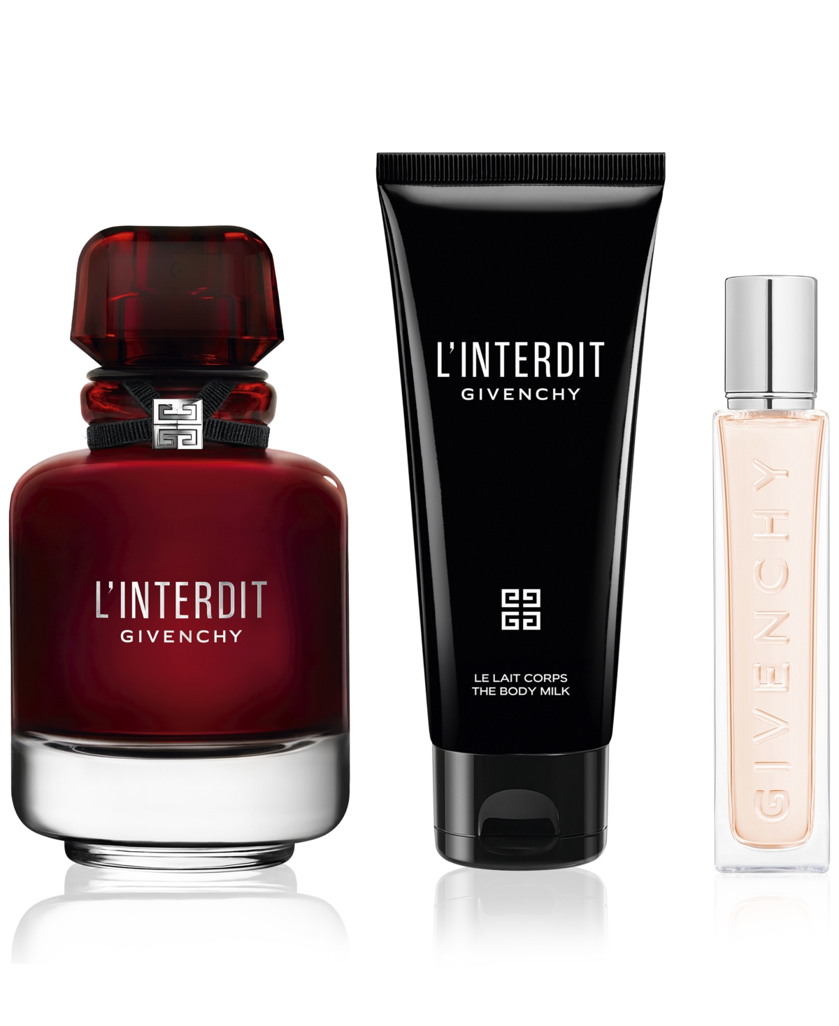 Givenchy 3-pc. L'interdit Eau De Parfum Rouge Gift Set In Transparent