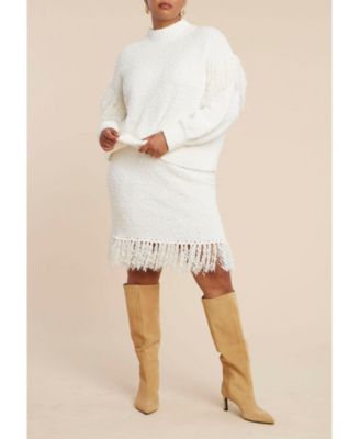 Women's Deep V-Neck Sweater