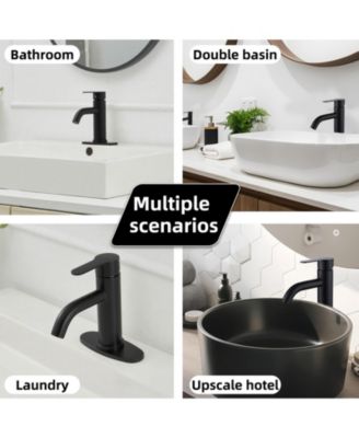 Single Hole Single-Handle Bathroom Faucet