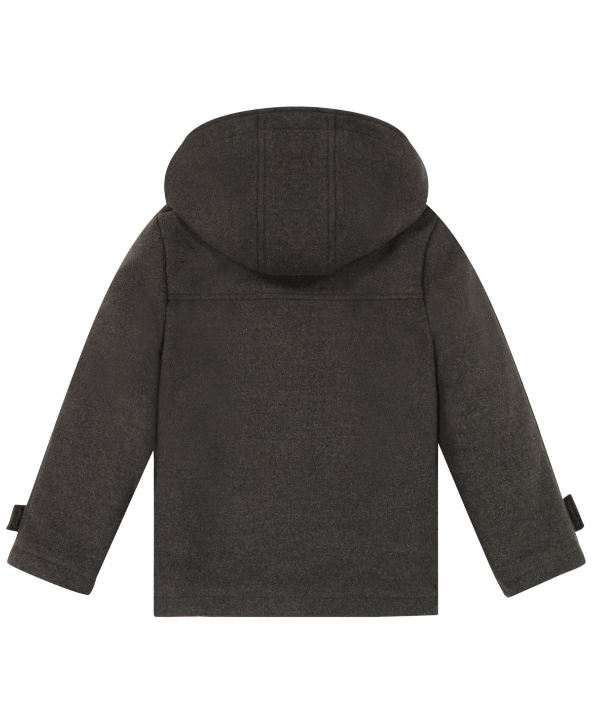 S Rothschild & Co Toddler And Little Boys 2-piece Toggle Dress Coat And Scarf Set In Black