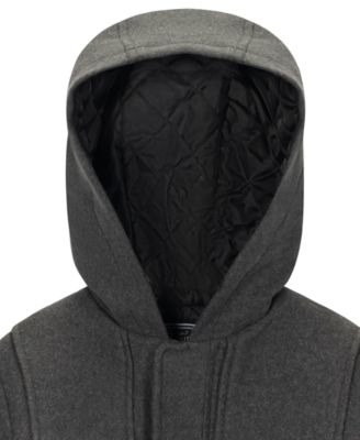 Big Boys' Faux Wool Hooded Jacket