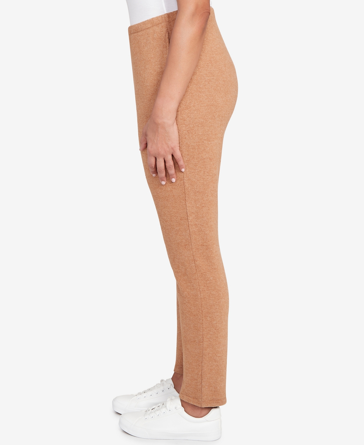 Ruby Rd. Petite Pull On Cozy Hatchi Pants In Neutral