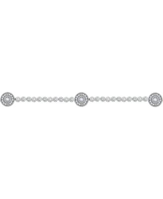 Diamond Circle Bracelet in Sterling Silver (1/2 ct. t.w.)