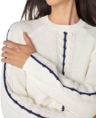 Petite Long Sleeve Crewneck Sweater