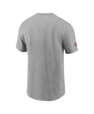 Men's Heather Gray Arizona Cardinals Sideline Performance T-Shirt