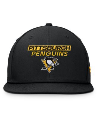 Men's Black Pittsburgh Penguins Authentic Pro Prime Snapback Hat