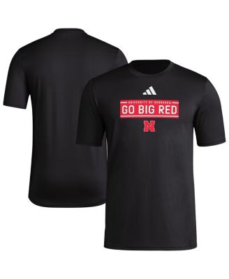 adidas - Men's Black Nebraska Huskers Locker Slogan Pre-Game T-Shirt
