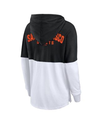 Women's Black/White San Francisco Giants Backup Option Pullover Hoodie