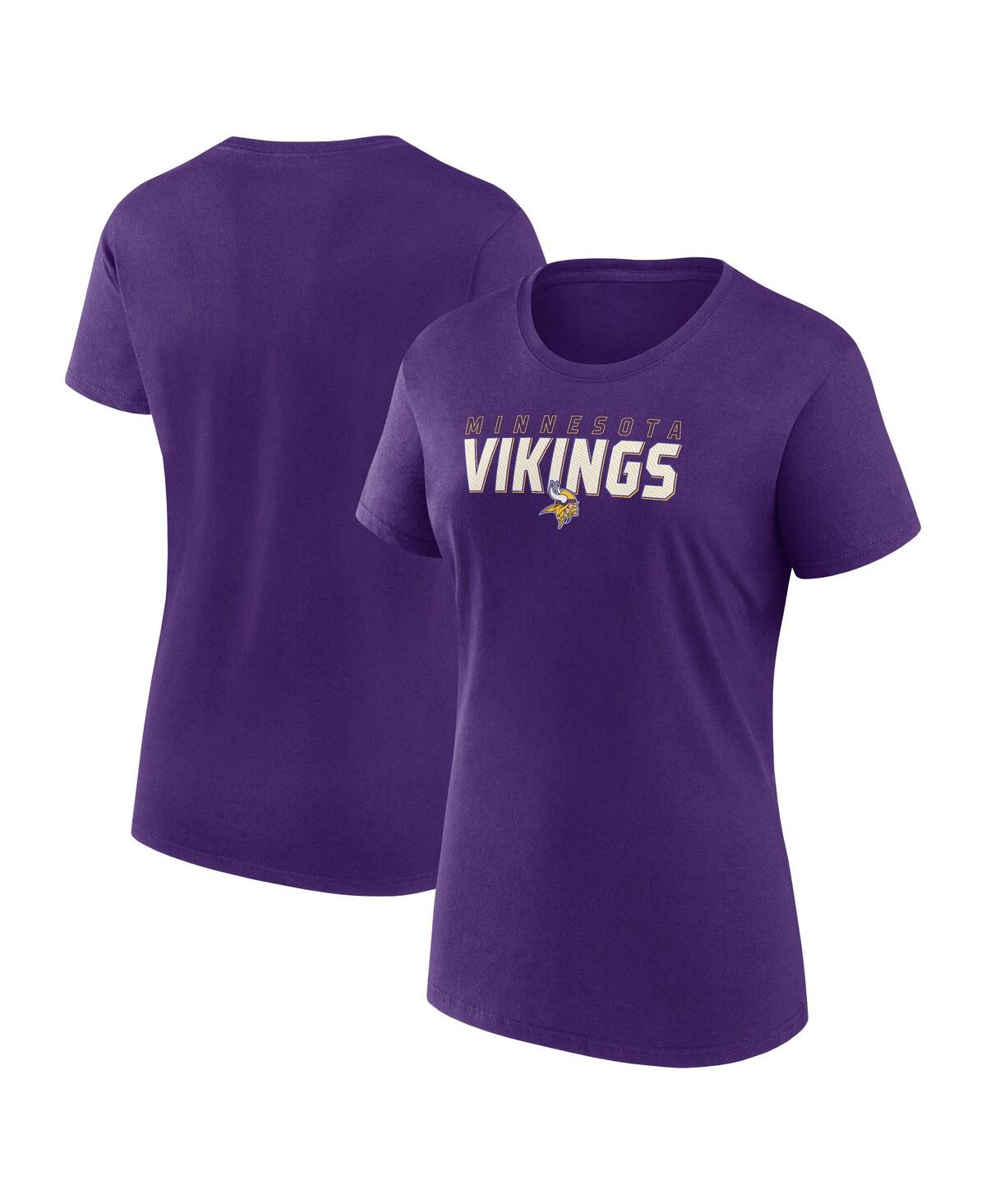 Logo Athletic Women's Purple Minnesota Vikings Lean T-Shirt - Purple