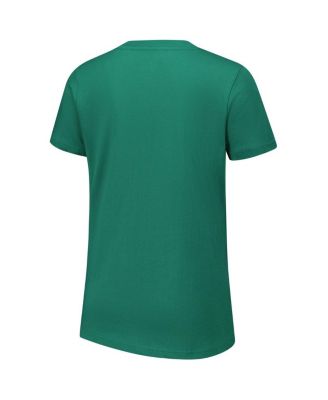 Women's Green New York Jets Post Season V-Neck T-Shirt