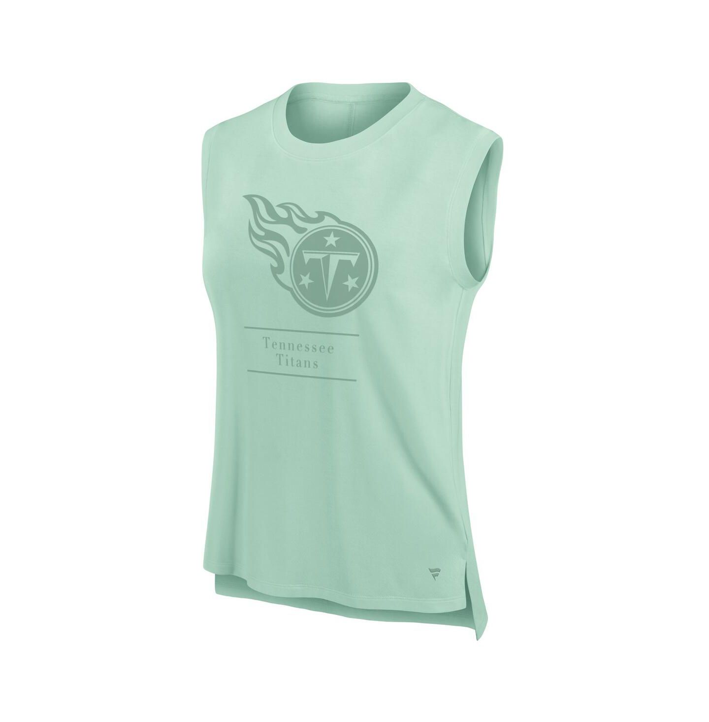 Женский топ Fanatics Mint Tennessee Titans Studio Embrace — фото 2