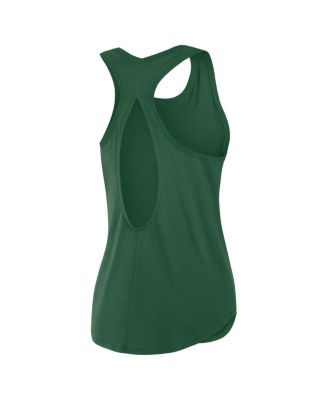 Women's Green New York Jets Iron Fan Tank Top