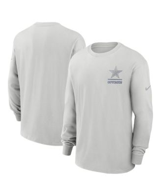 Nike - Gray Dallas Cowboys Essential Heavy Max90 Long Sleeve T-Shirt