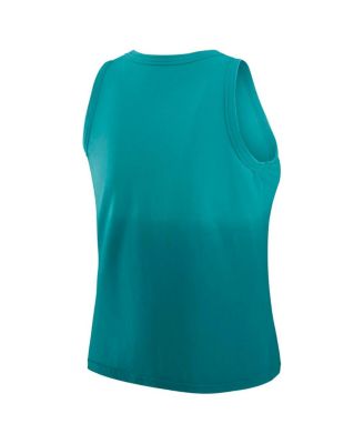 Women's x Gracie Hunt Aqua Miami Dolphins Ombre Tank Top