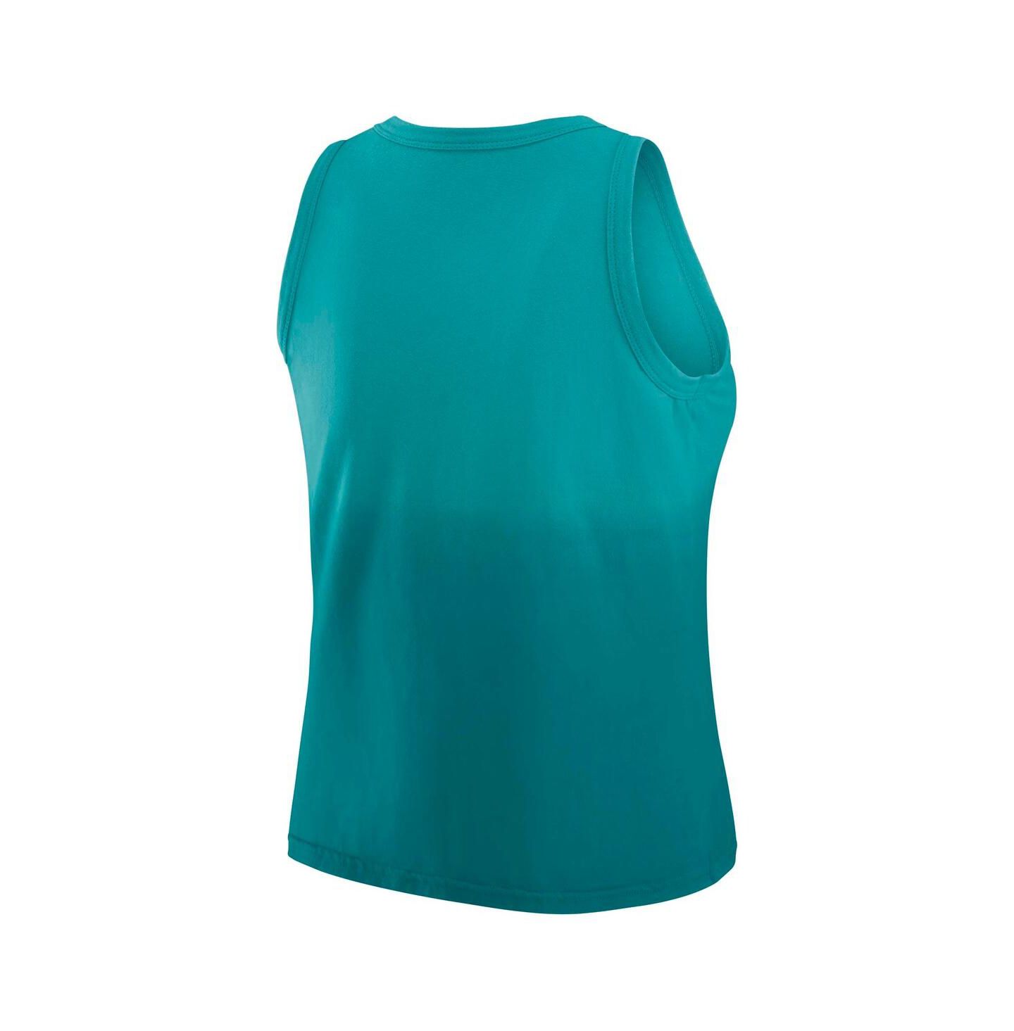 Женский топ WEAR by Erin Andrews x Gracie Hunt Aqua Miami Dolphins Ombre — фото 3