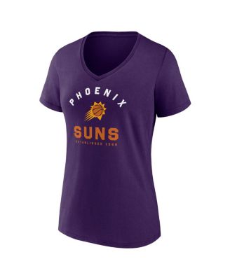 Women's Purple Phoenix Suns Unrivaled V-Neck T-Shirt