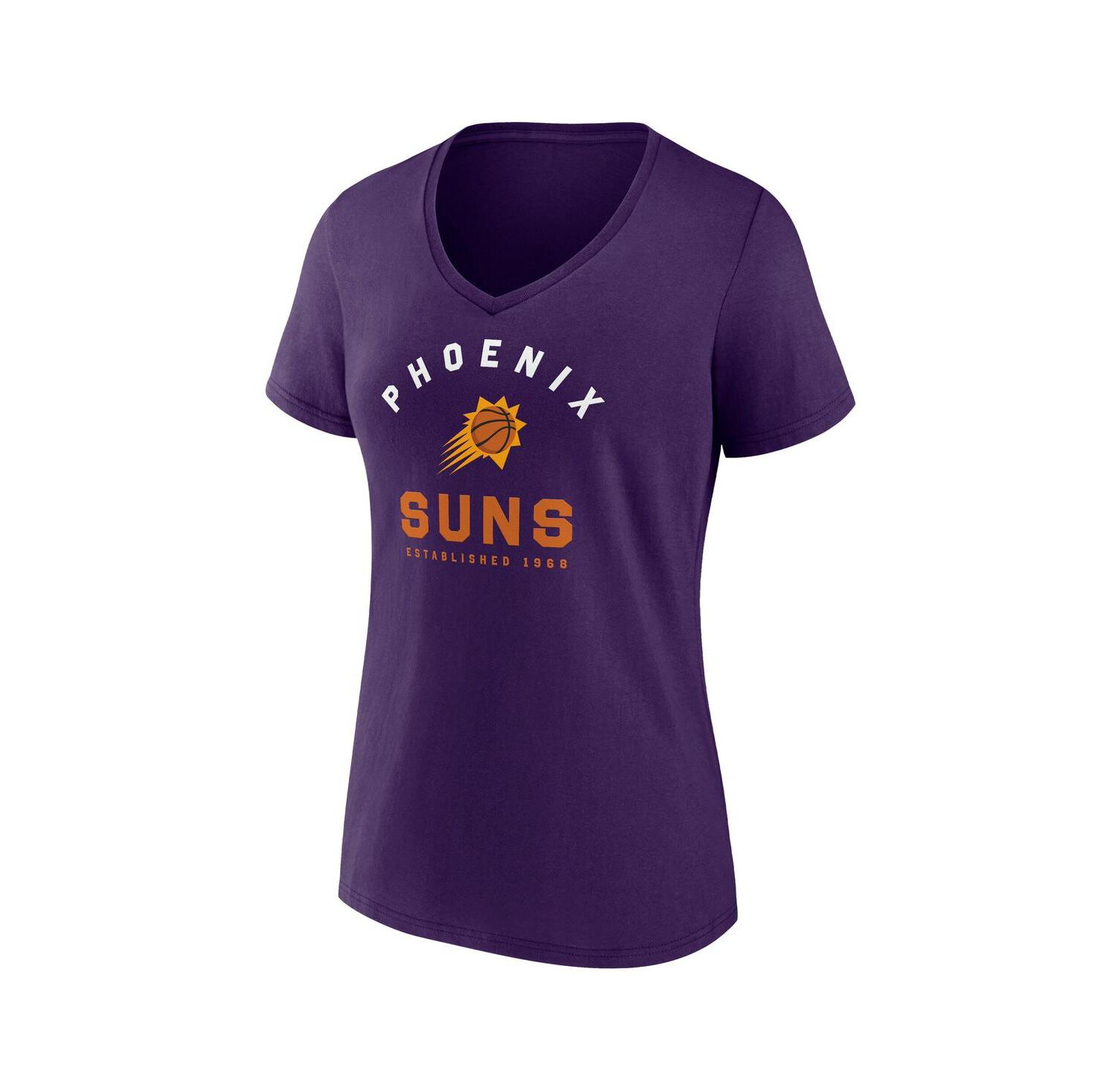 Women's Purple Phoenix Suns Unrivaled V-Neck T-Shirt