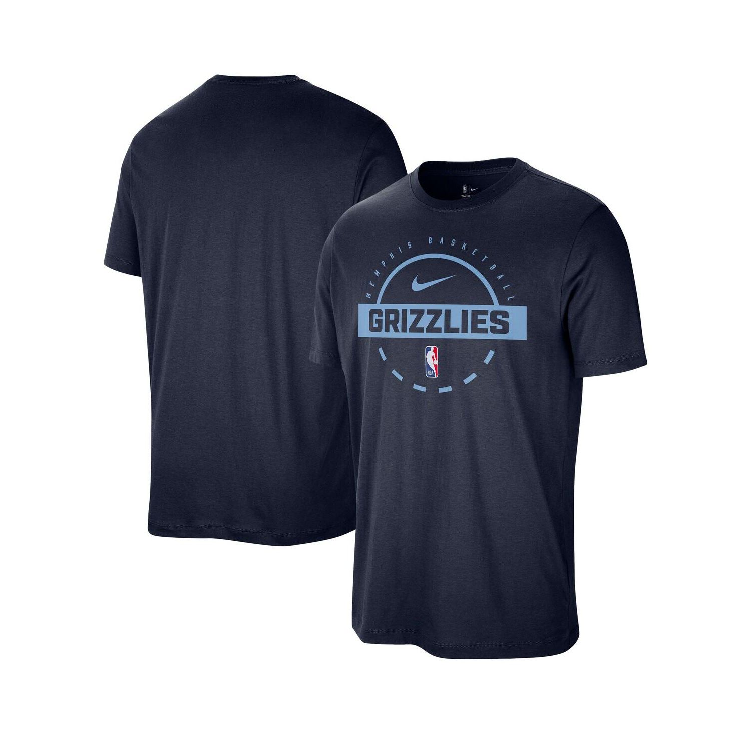 Men's Navy Memphis Grizzlies Authentic Practice T-Shirt