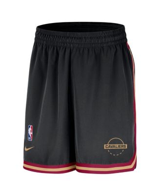 Men's Black Cleveland Cavaliers Authentic Practice DNA Woven Performance Shorts