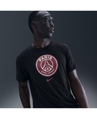 Nike - Men's Black Paris Saint-Germain Crest T-Shirt