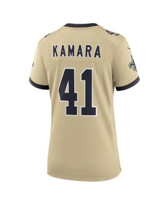 Women's Alvin Kamara Gold New Orleans Saints Gameday Golds Alternate Game Player Jersey