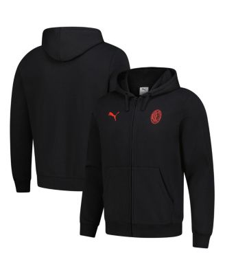 Puma - Men's Black AC Milan 2025/26 Fables Full-Zip Hoodie